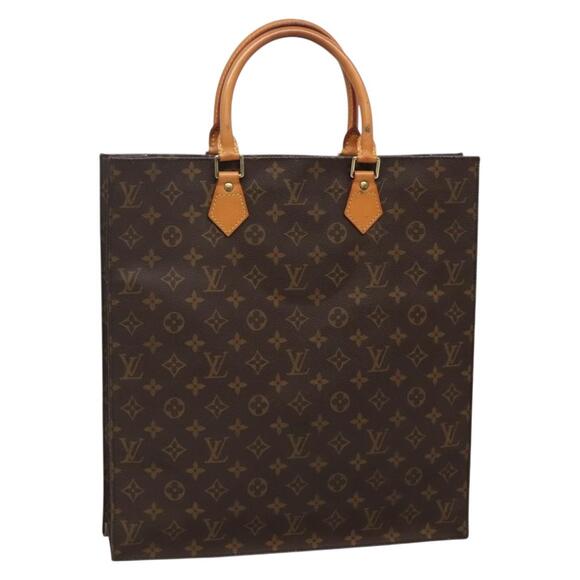 LOUIS VUITTON Monogram Sac Plat Hand Bag M51140 - Picture 1 of 16